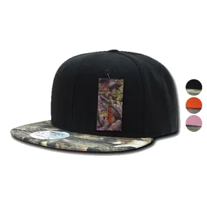 1 Dozen Decky Camouflage Hybricam Bill Snapback Baseball Caps Hats Wholesale Lot