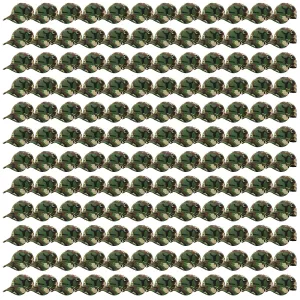 144-Pack Baseball Dad Cap Velcro Strap Adjustable Size - Woodland