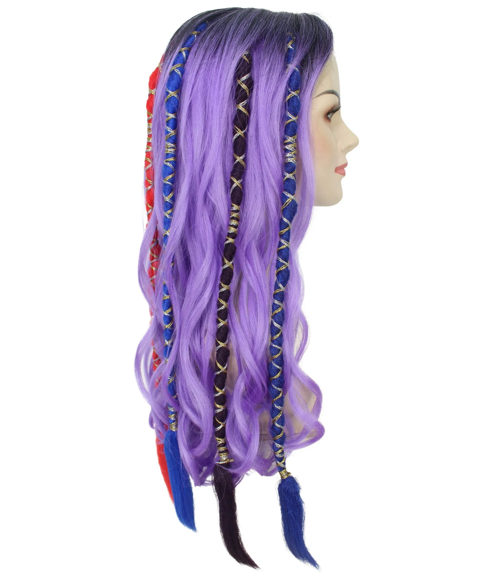 Adult Women's Cosplay Dreadlock Wig I Synthetic Fiber I Capless Cap I Perfect for Halloween