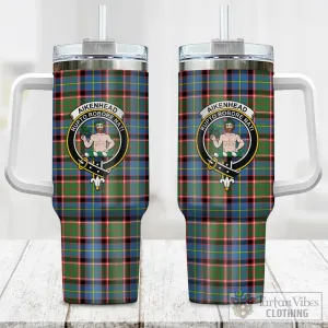 Aikenhead Tartan and Family Crest Tumbler with Handle