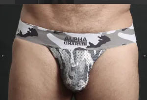 Alpha C "Gray Camo" Jockstrap