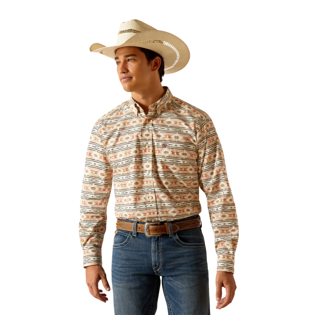 Ariat Men's Timothy Apricot Blush Shirt