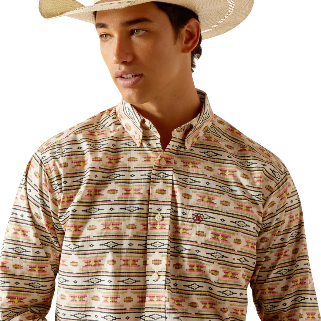 Ariat Men's Timothy Apricot Blush Shirt