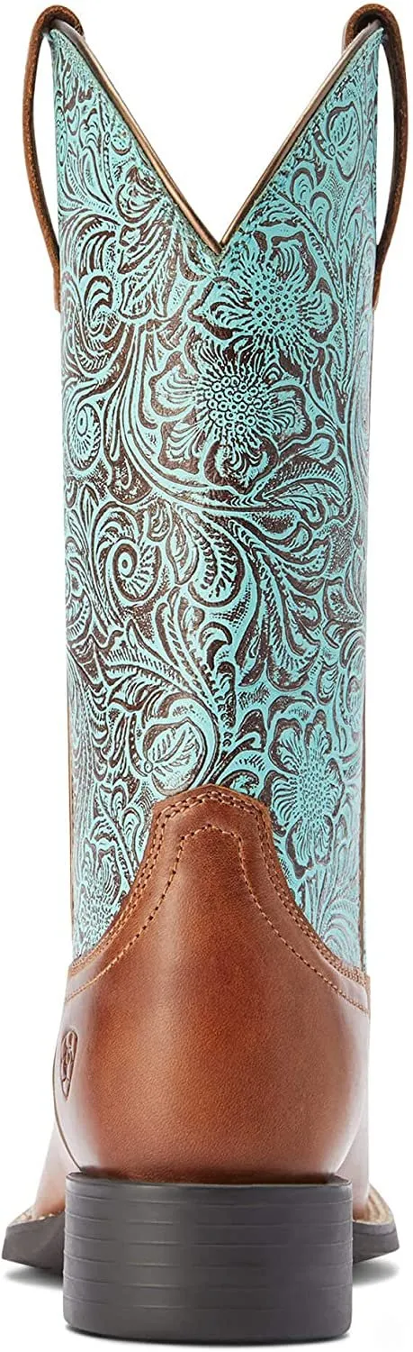 Ariat Women's Round Up Wide Square Toe Western Boot