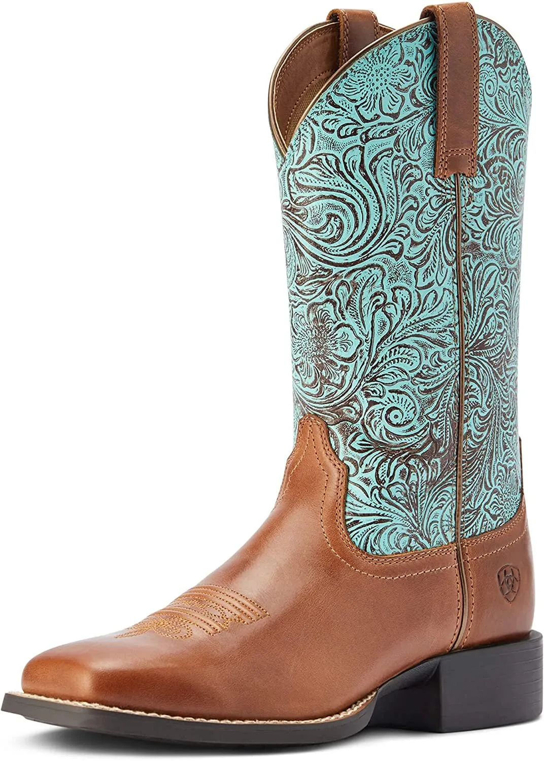 Ariat Women's Round Up Wide Square Toe Western Boot