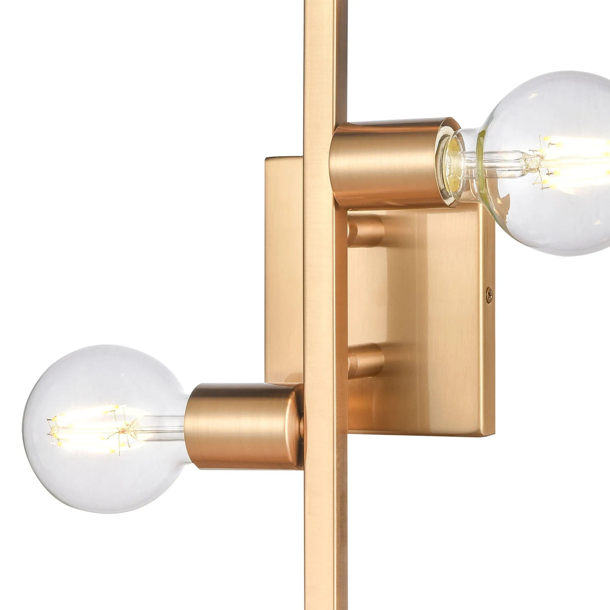 Attune 19" 3 Light Sconce in Burnished Brass