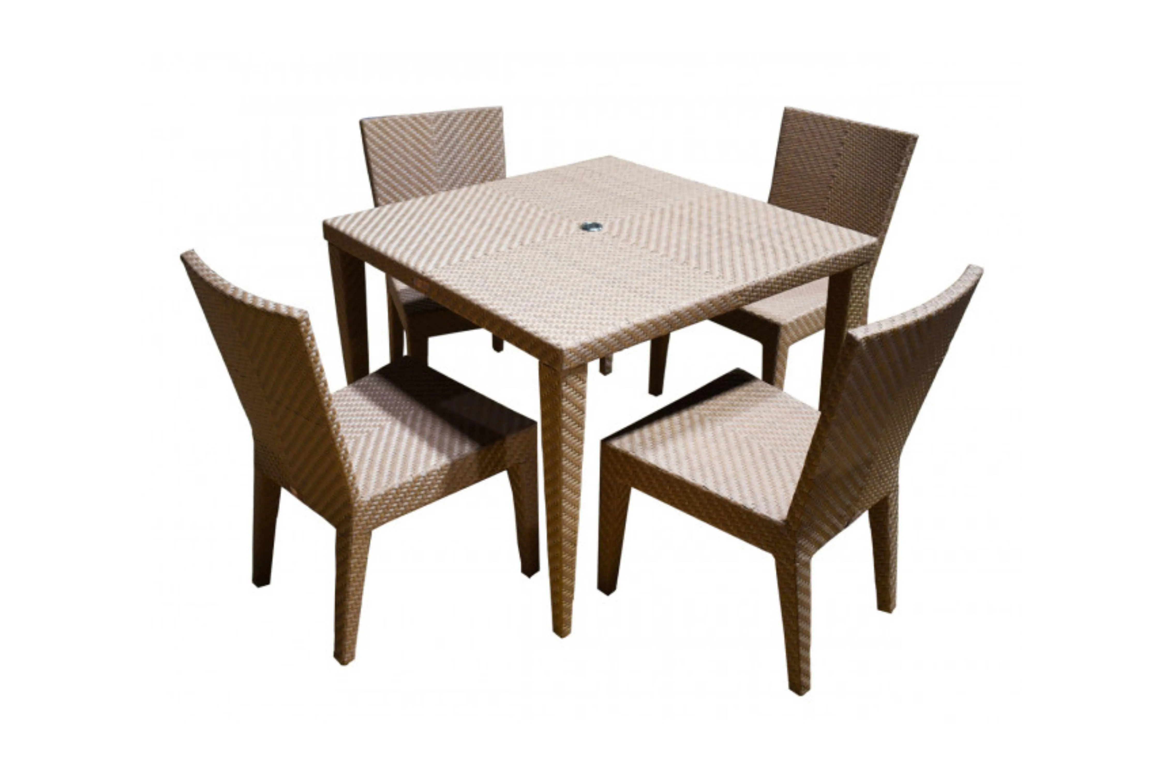 Austin 5 PC Side Chair Dining Set SKU: PJO-3801-NAT-5DS