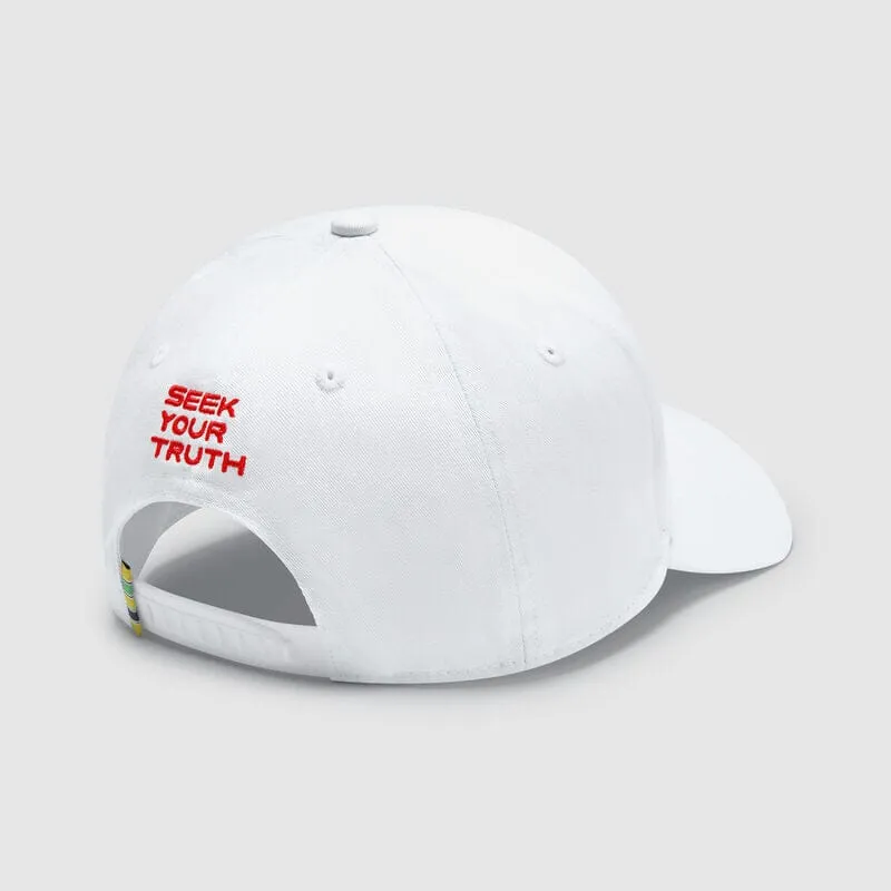 Ayrton Senna Logo Hat - White/Blue