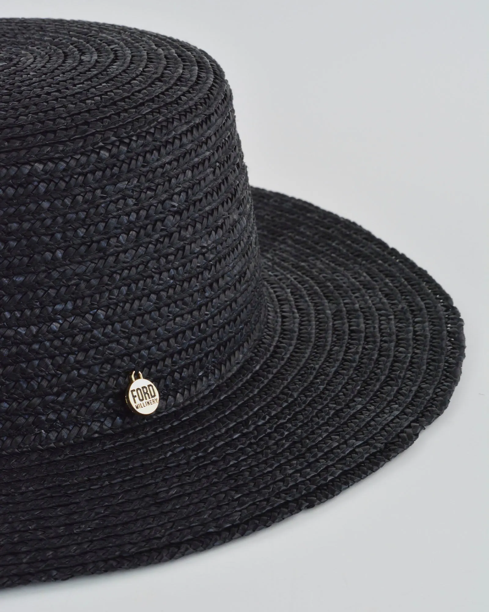 BETSY Boater Hat (black)