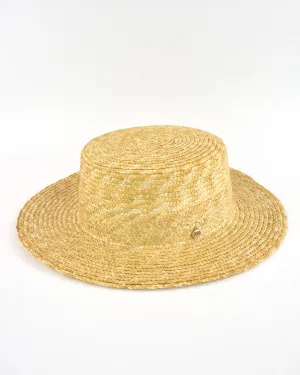 BETSY Boater Hat (natural)