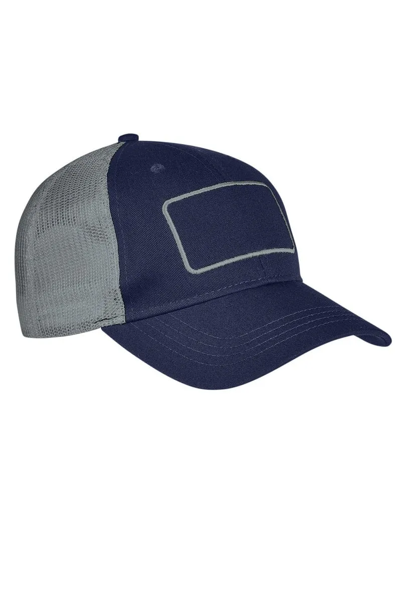 Big Accessories BA656T: Patch Trucker Cap