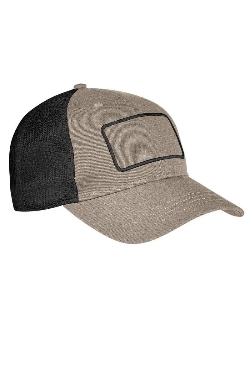 Big Accessories BA656T: Patch Trucker Cap