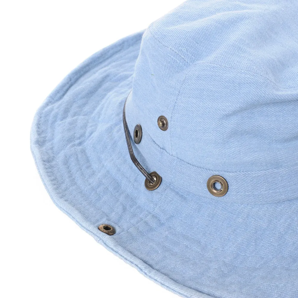 Boonie Bush Hats Wide Brim Denim Camouflage Side Snap KR2190