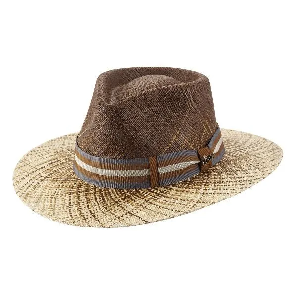 Brittoli Genuine Panama Fedora Hat - Allure