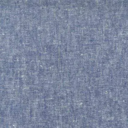 Brussels Washer Yarn Dye Linen Rayon Blend in Denim