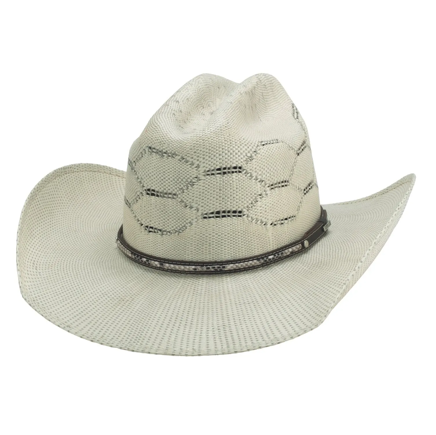 Bullhide Hats Rodeo Round Up Collection King Cobra 20X Western Bangora Straw Hat