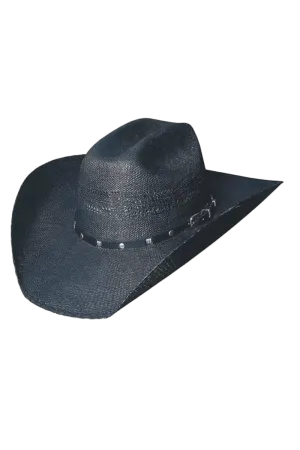 Bullhide Mens Black Arrow 20x Straw Hat