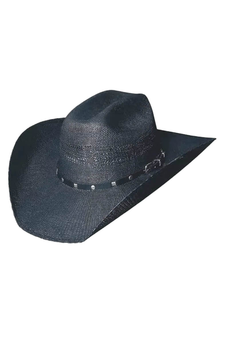 Bullhide Mens Black Arrow 20x Straw Hat