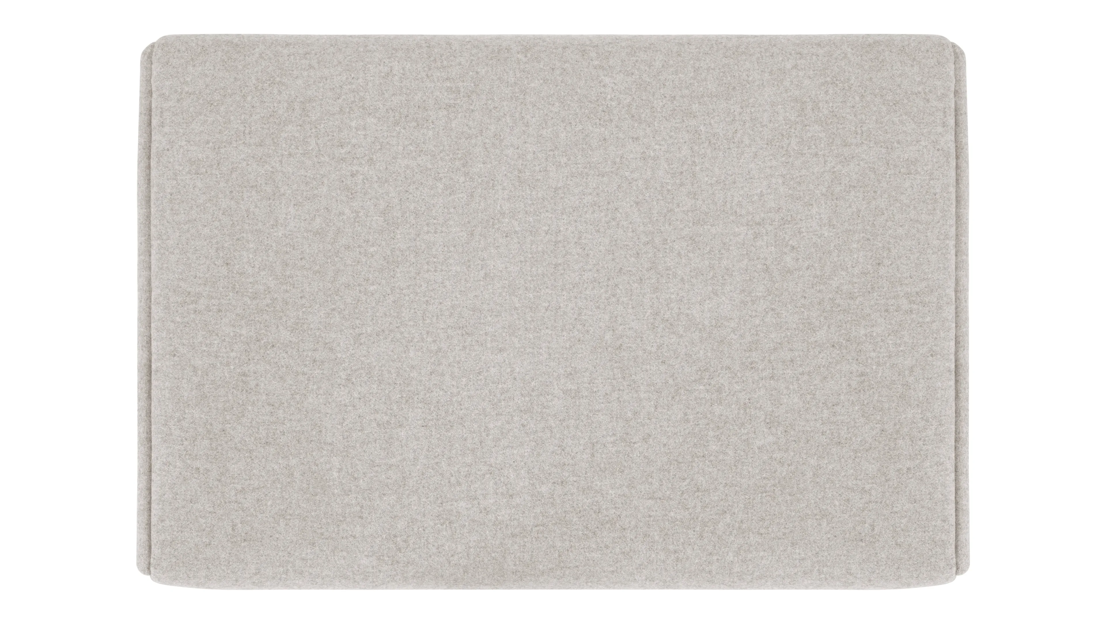 CH445 - CH445 Ottoman, Wheat Gray Cashmere Wool