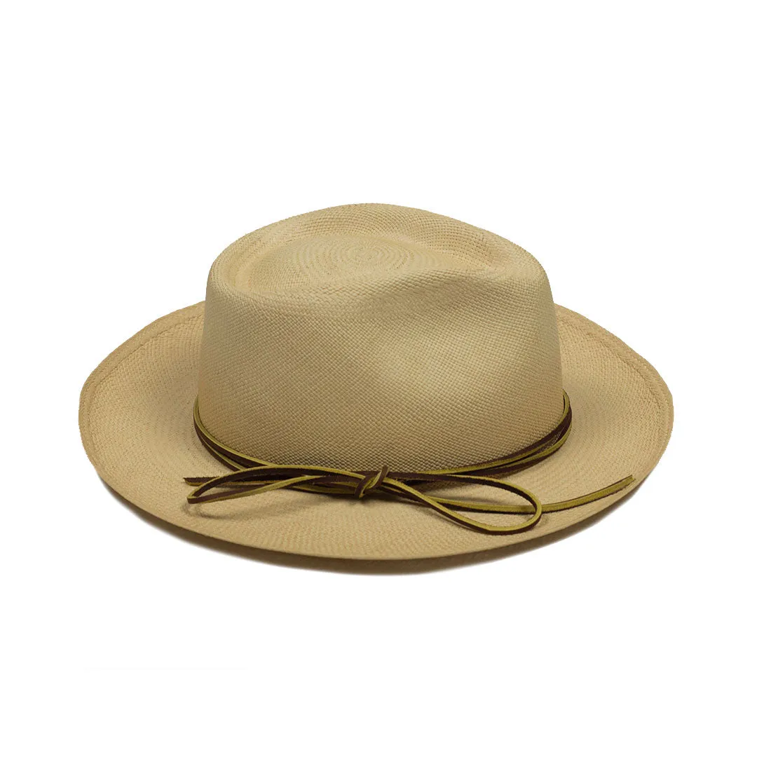 Chamula Aguacate Flat Panama hat in Havano tan (restock)