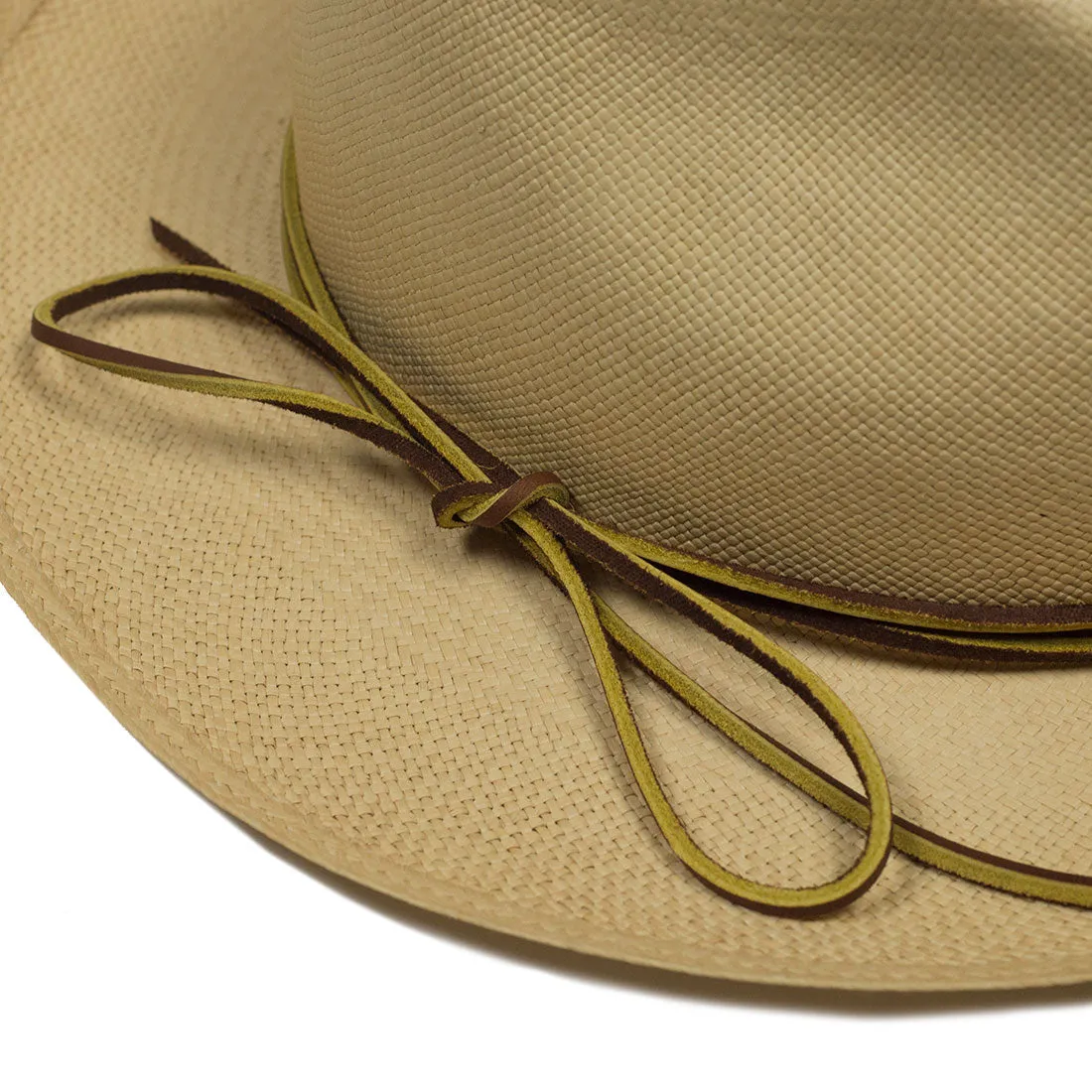 Chamula Aguacate Flat Panama hat in Havano tan (restock)