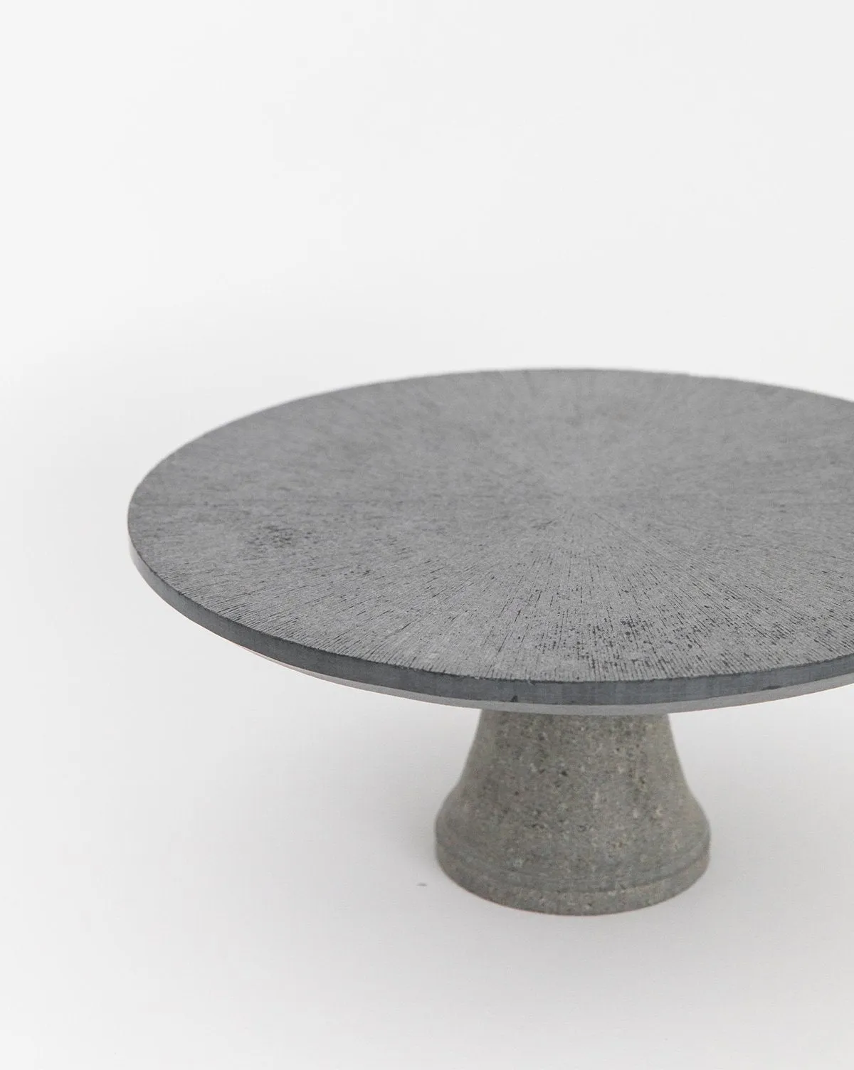 Charcoal Stone Cake Stand