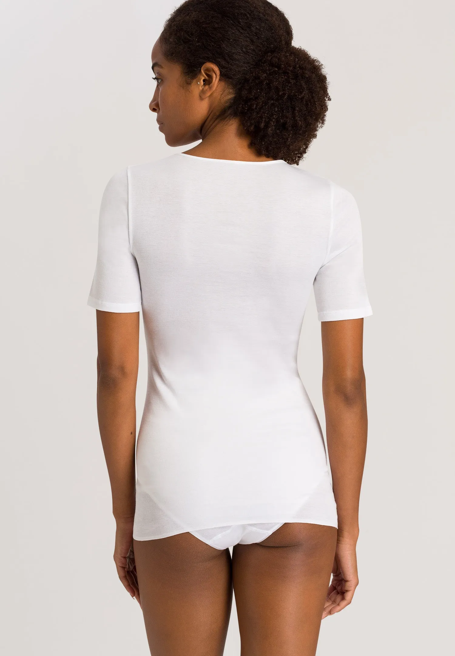 Cotton Seamless Short Sleeve Shirt