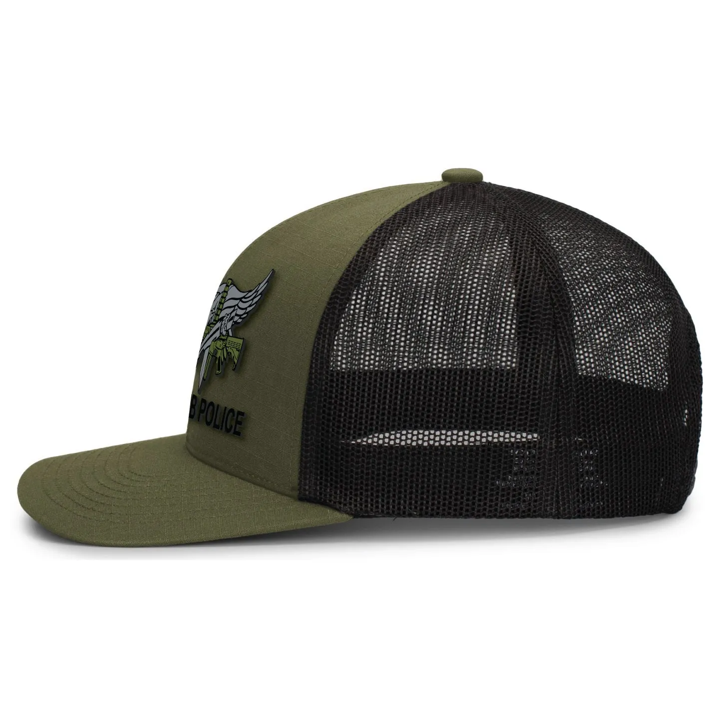 [DEKALB CO PD] Adjustable Mesh Back Cap [GRN/BLK]