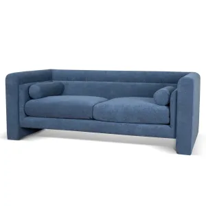 Dilipa 2 Seater Fabric Sofa - Navy Blue