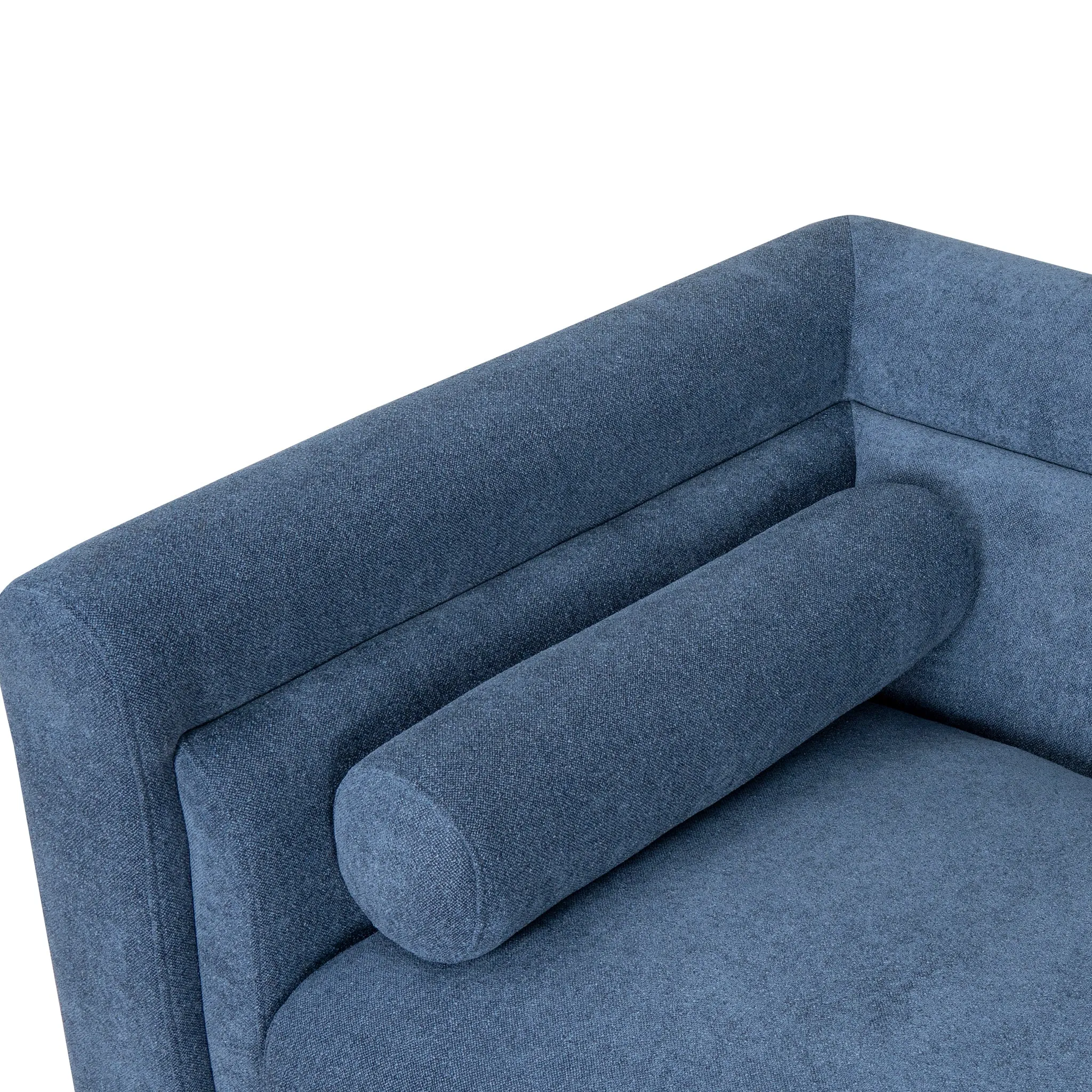 Dilipa 2 Seater Fabric Sofa - Navy Blue