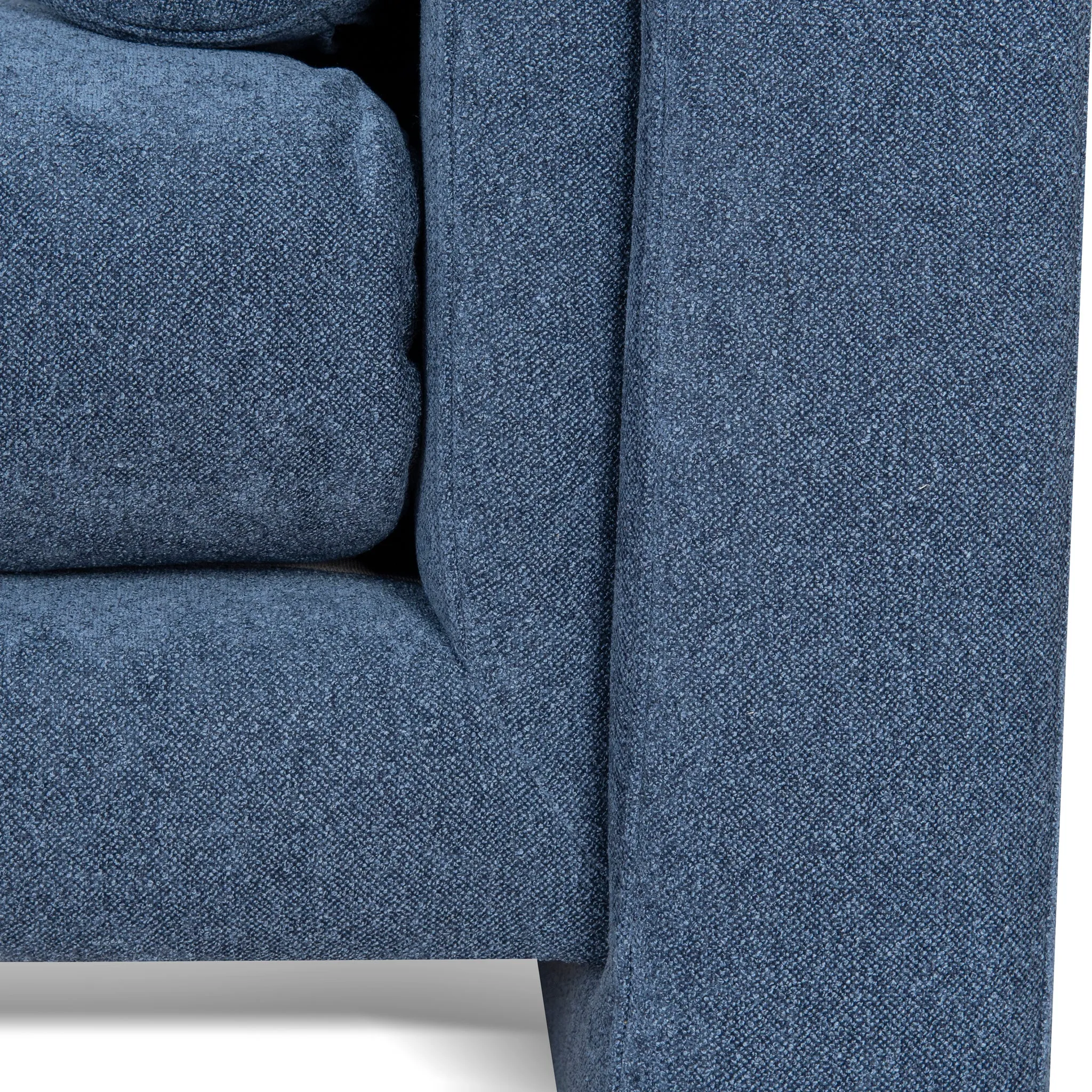 Dilipa 2 Seater Fabric Sofa - Navy Blue