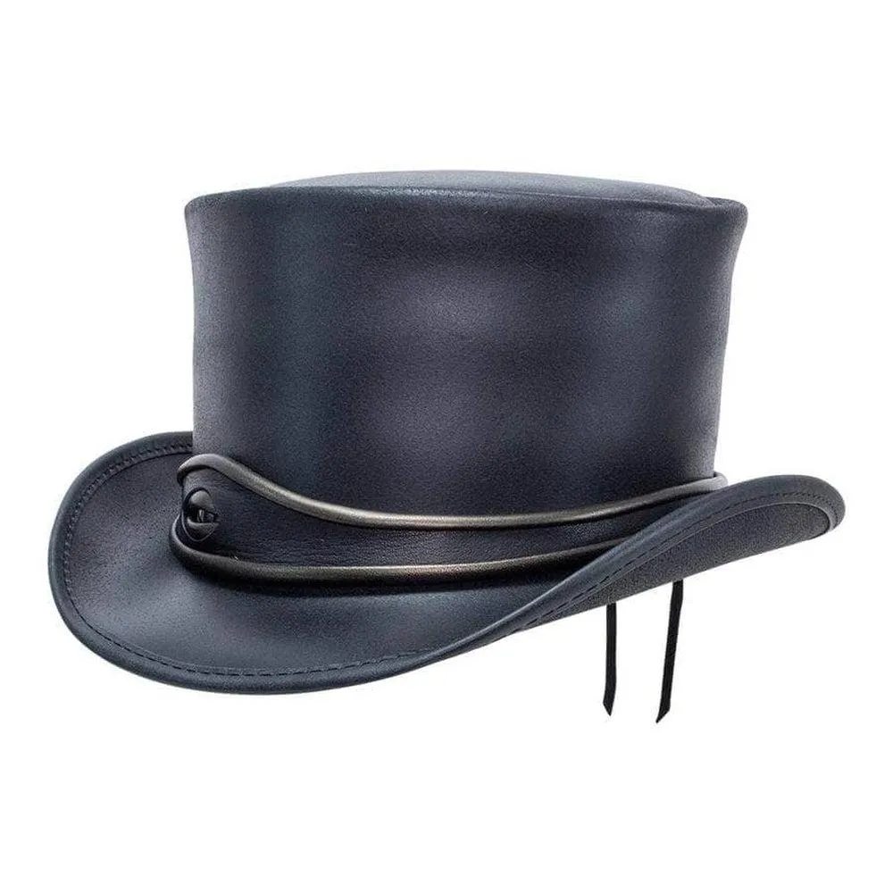 El Dorado Eye | Womens Leather Top Hat with Eye Hat Band