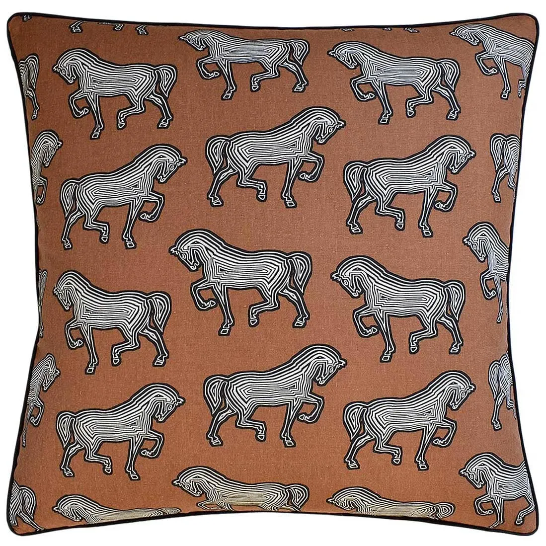 Faubourg Brown Decorative Pillow Ryan Studio