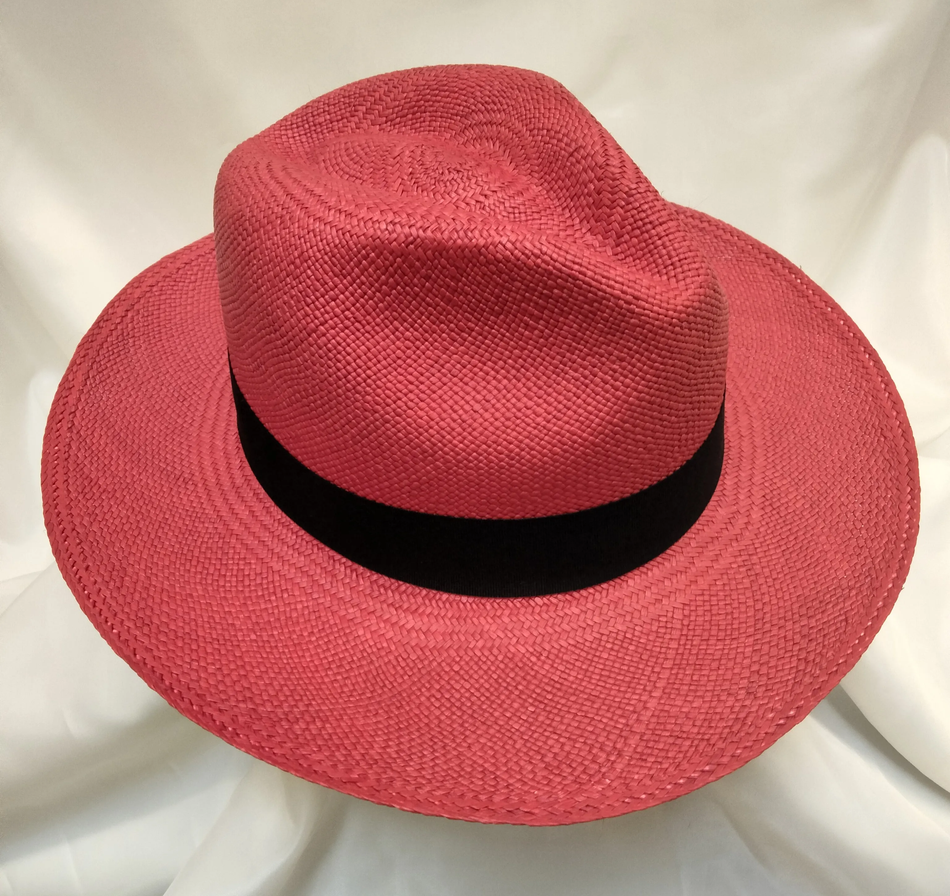 Fedora 6 7/8 (56) - Red (Montecristi Panama) #20-137