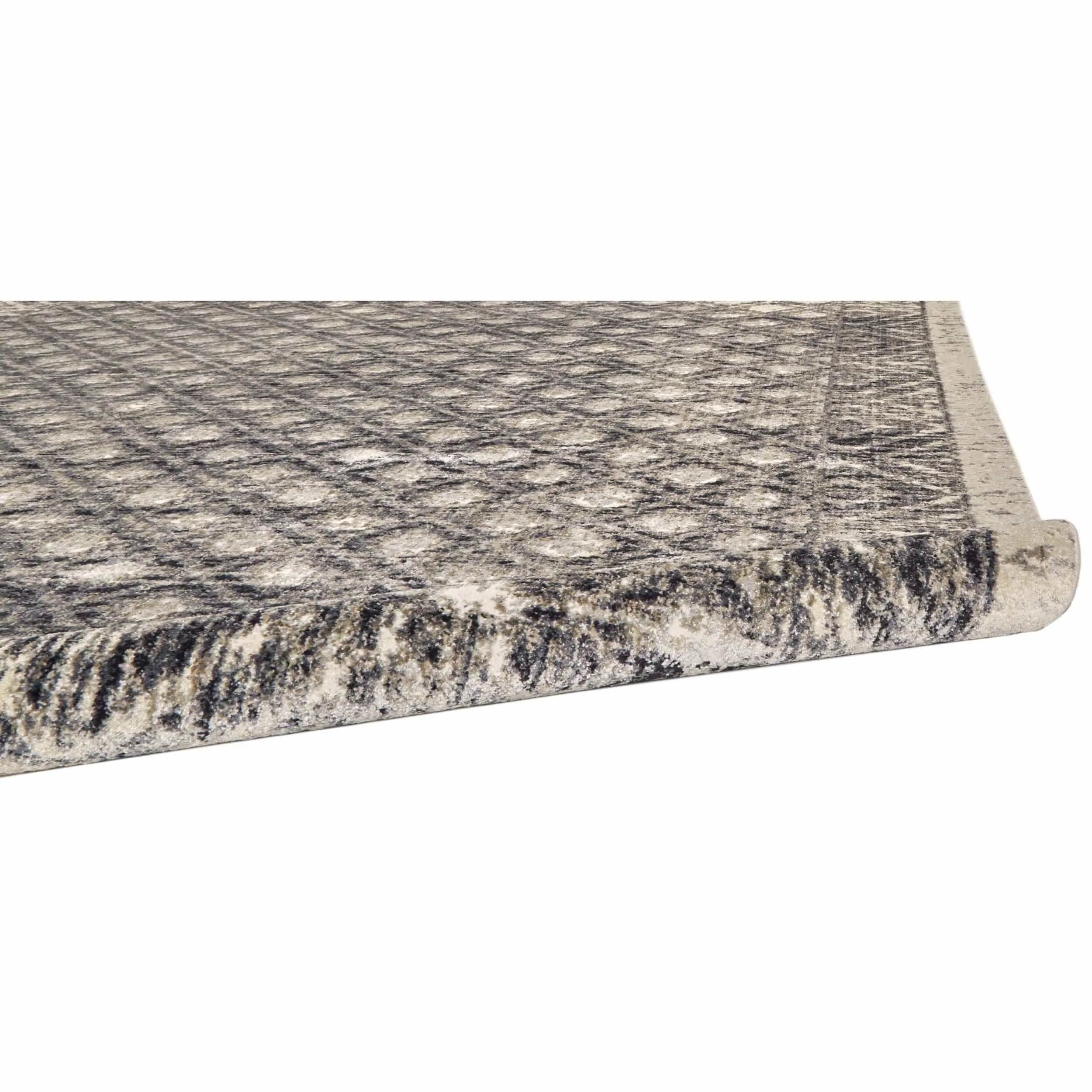 Feizy Rug Kano 3875F, Gray/Charcoal