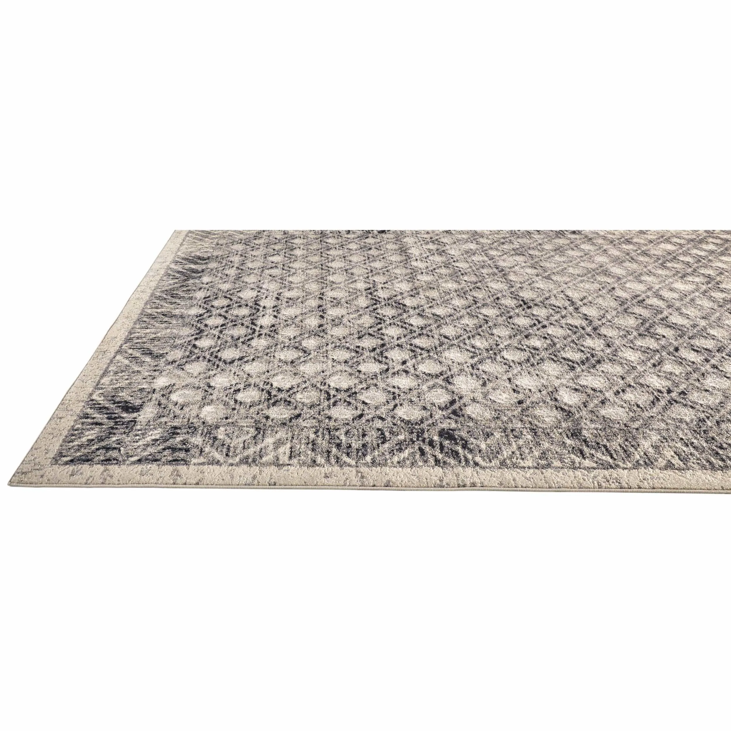 Feizy Rug Kano 3875F, Gray/Charcoal