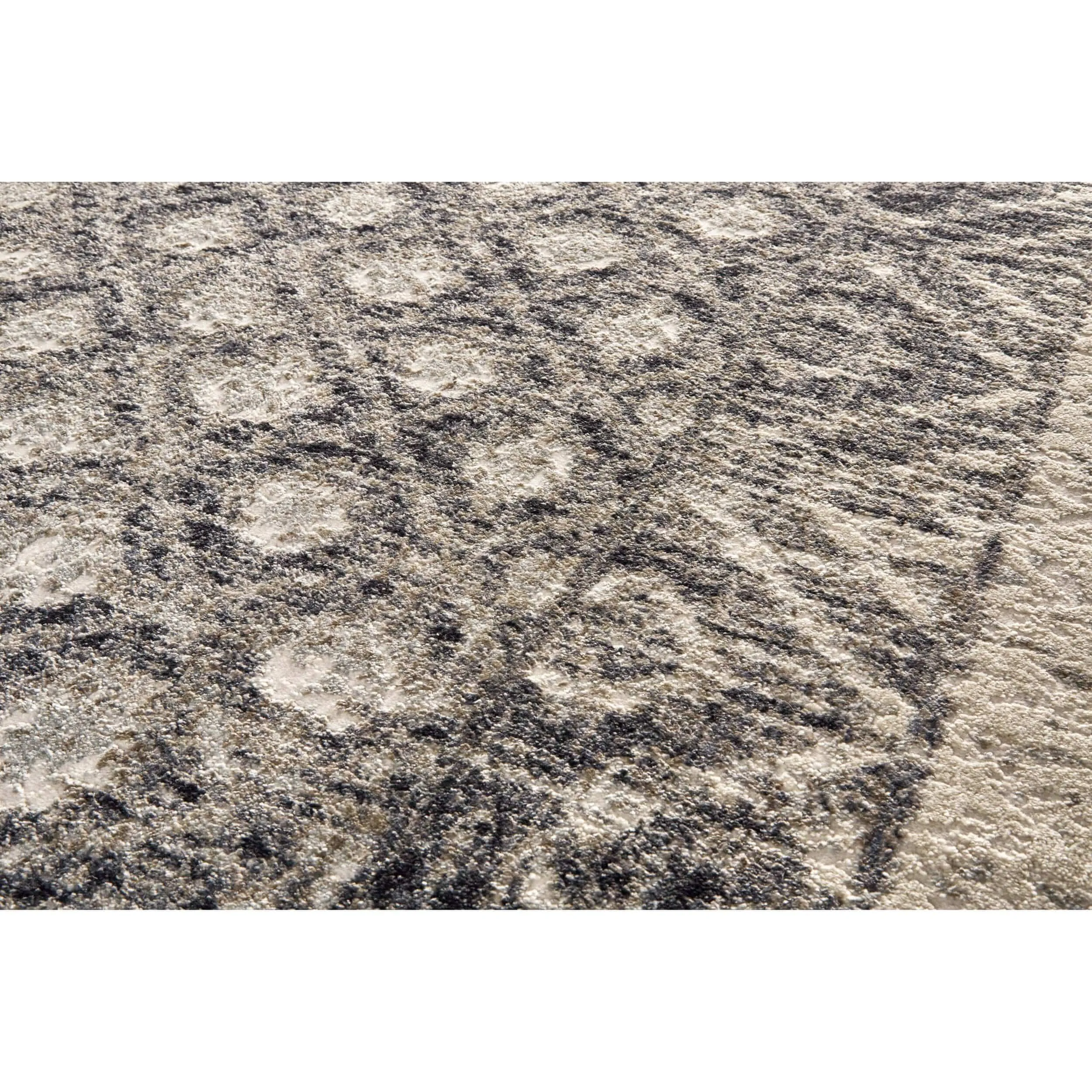 Feizy Rug Kano 3875F, Gray/Charcoal