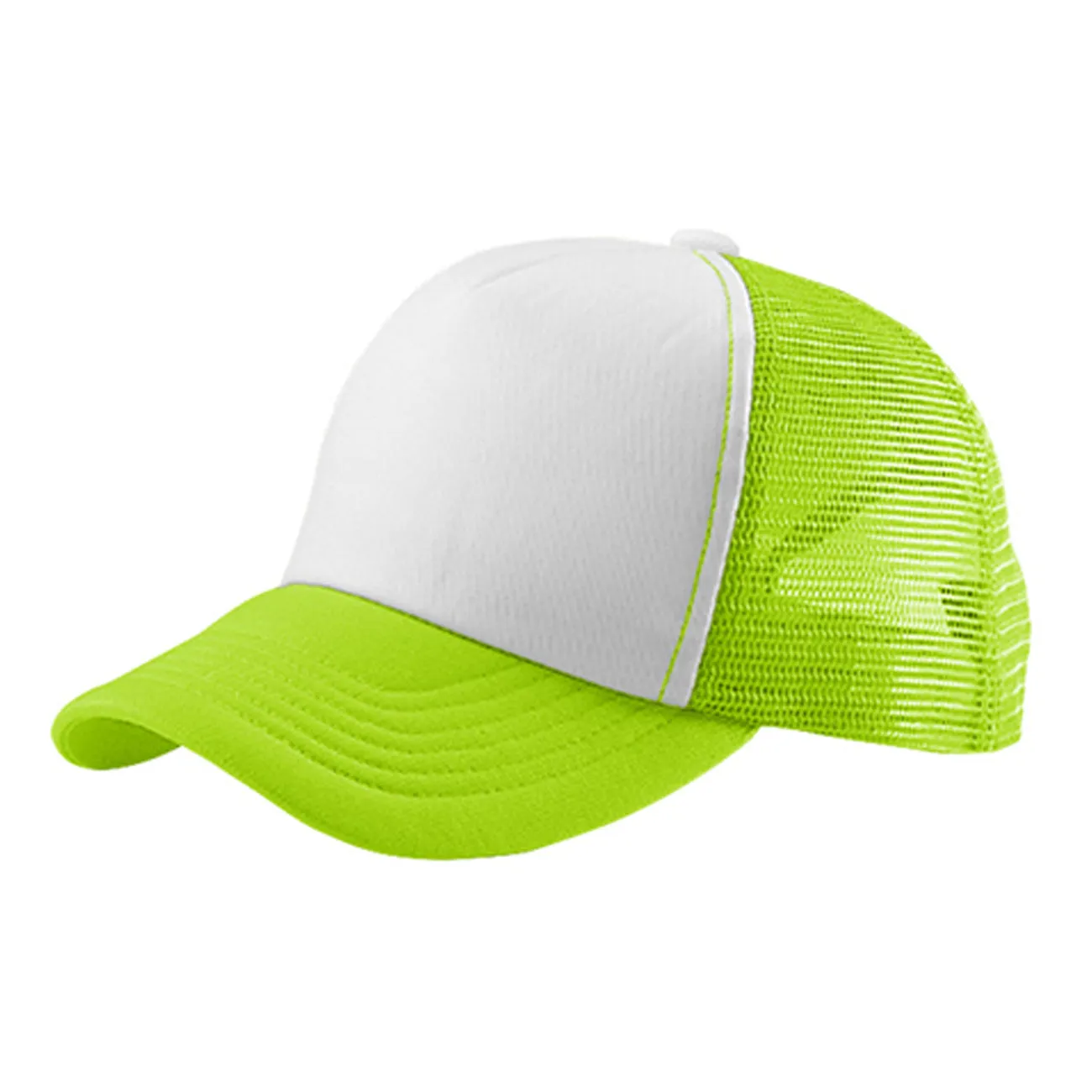 Foam Curved Visor Trucker Mesh Adjustable Snapback Hat