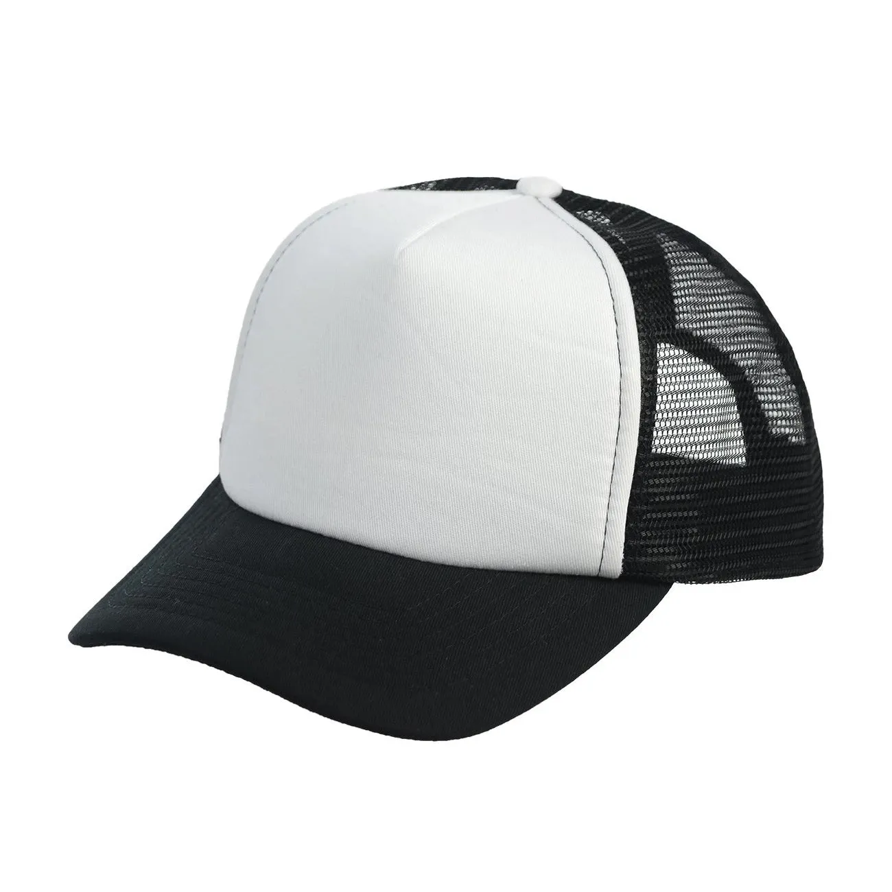 Foam Curved Visor Trucker Mesh Adjustable Snapback Hat