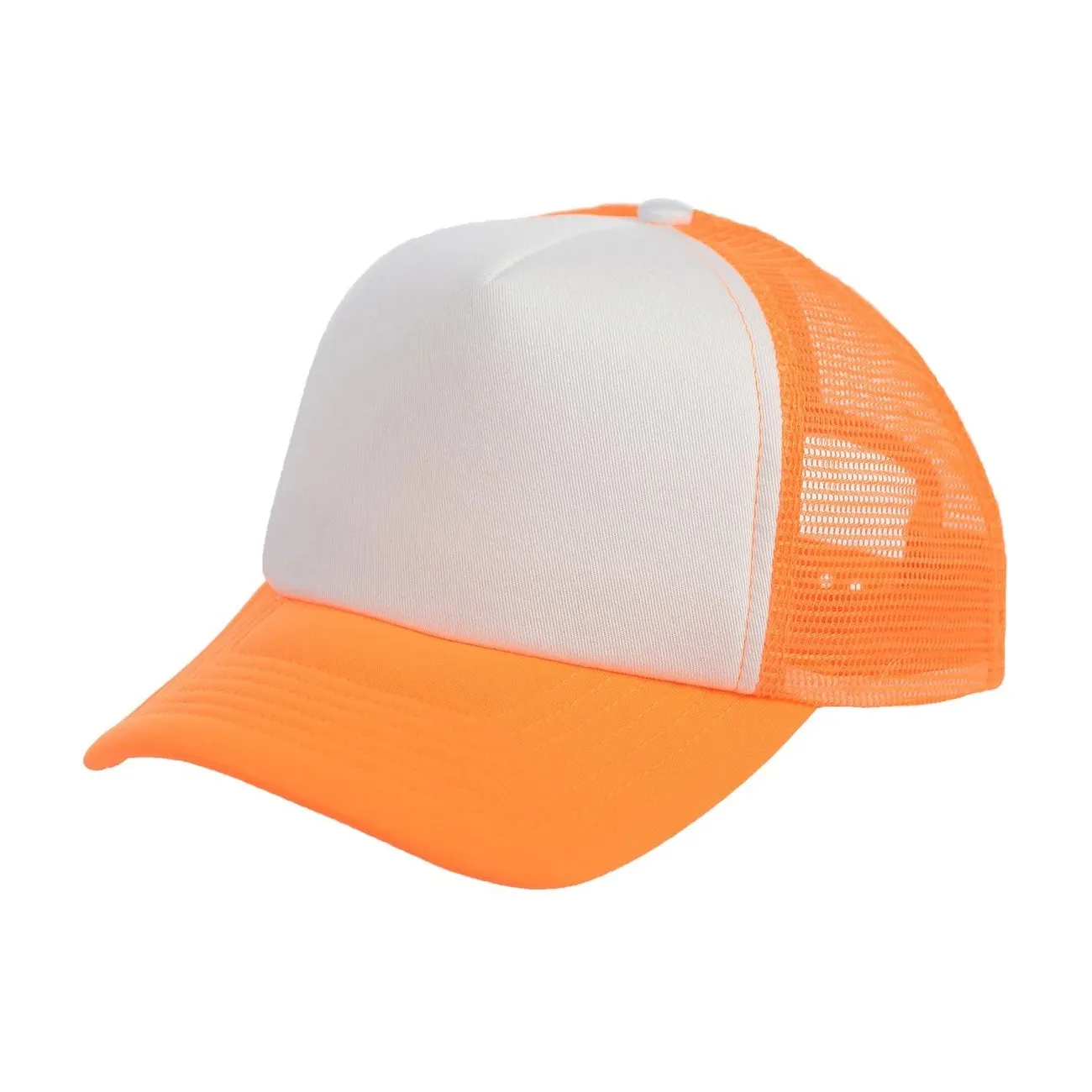 Foam Curved Visor Trucker Mesh Adjustable Snapback Hat