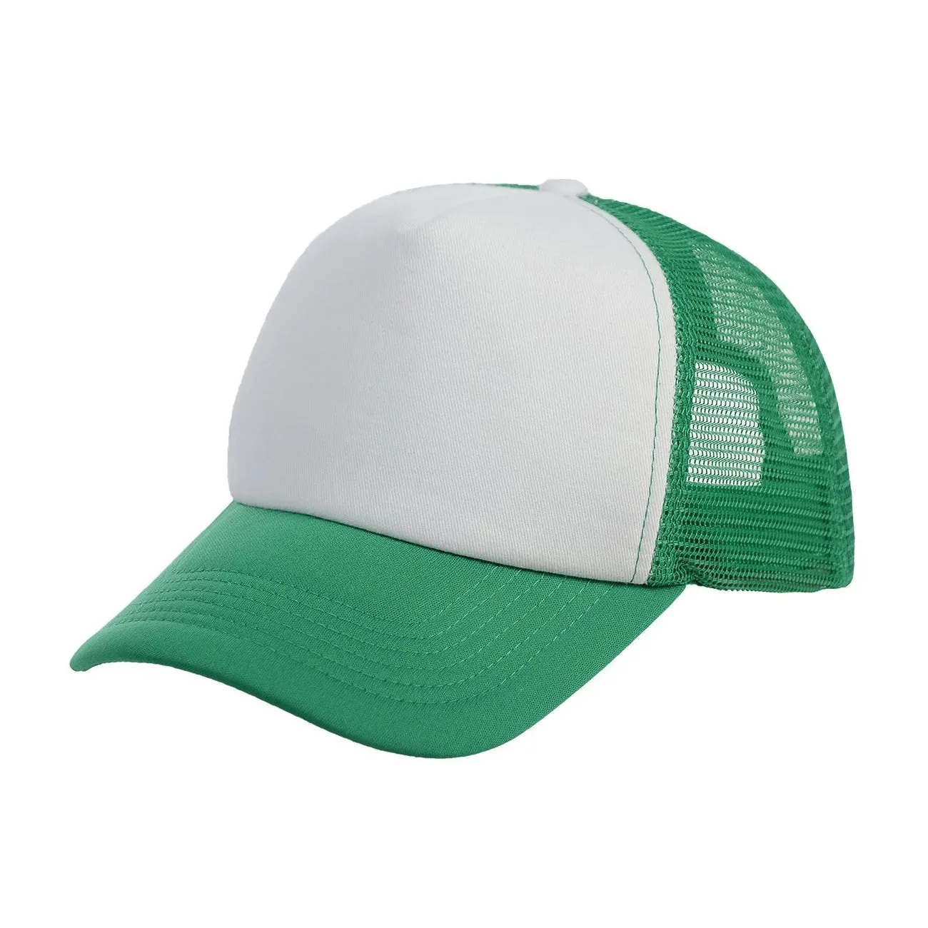 Foam Curved Visor Trucker Mesh Adjustable Snapback Hat