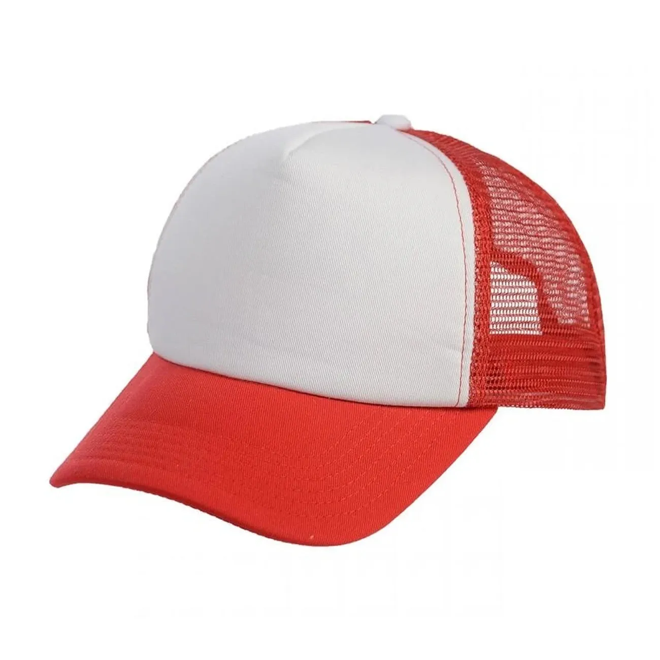 Foam Curved Visor Trucker Mesh Adjustable Snapback Hat