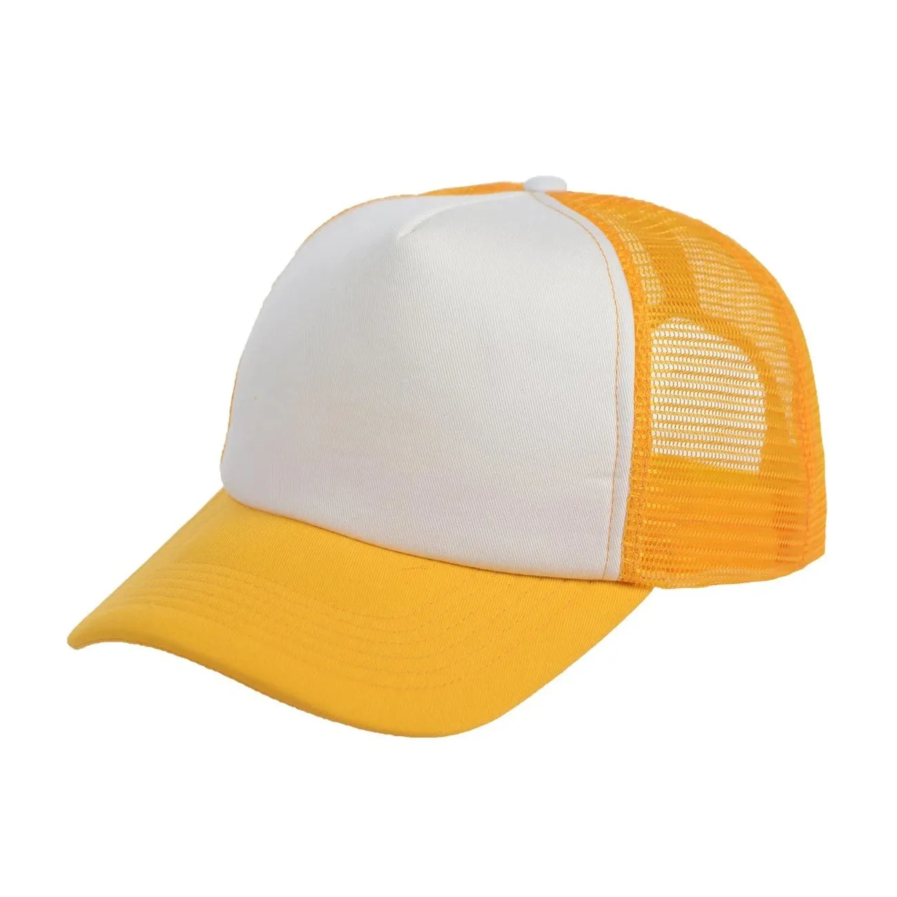 Foam Curved Visor Trucker Mesh Adjustable Snapback Hat