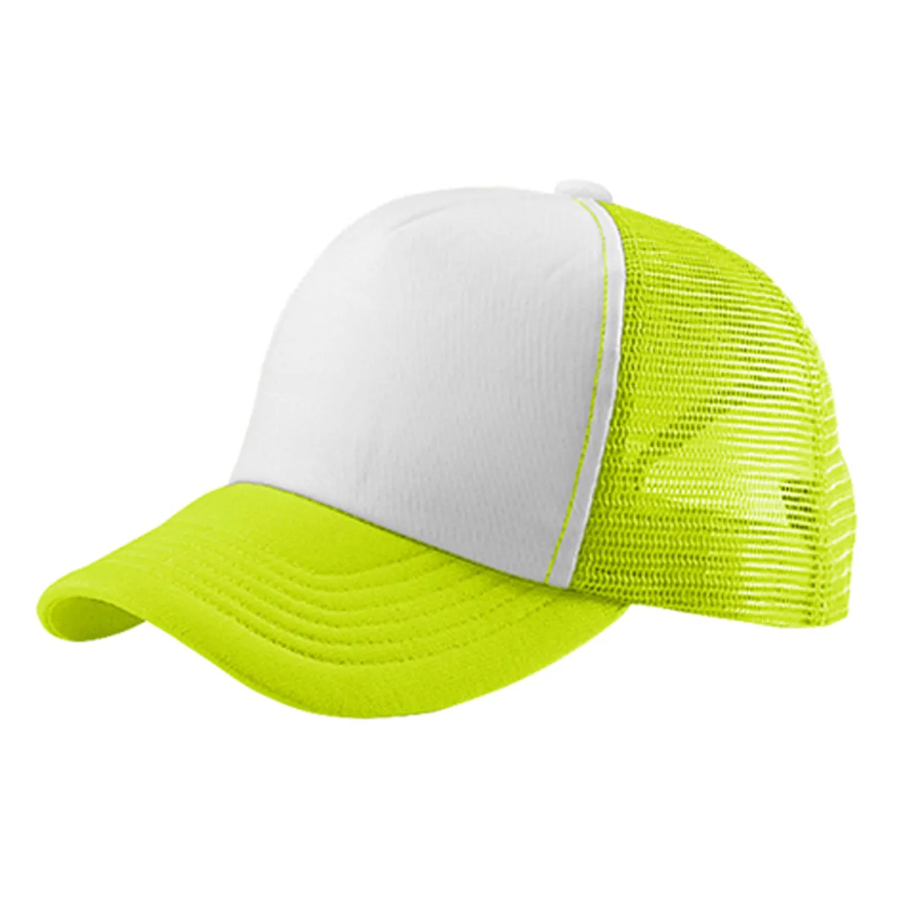 Foam Curved Visor Trucker Mesh Adjustable Snapback Hat