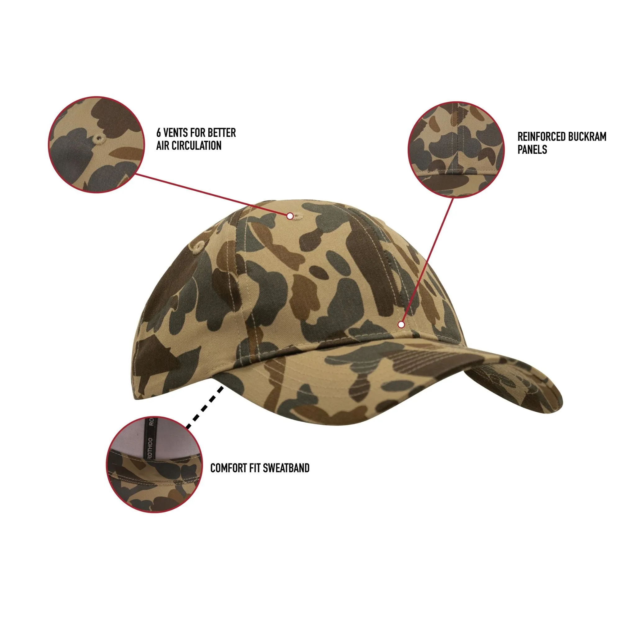 Fred Bear Camo - Military Low Profile Adjustable Baseball Cap