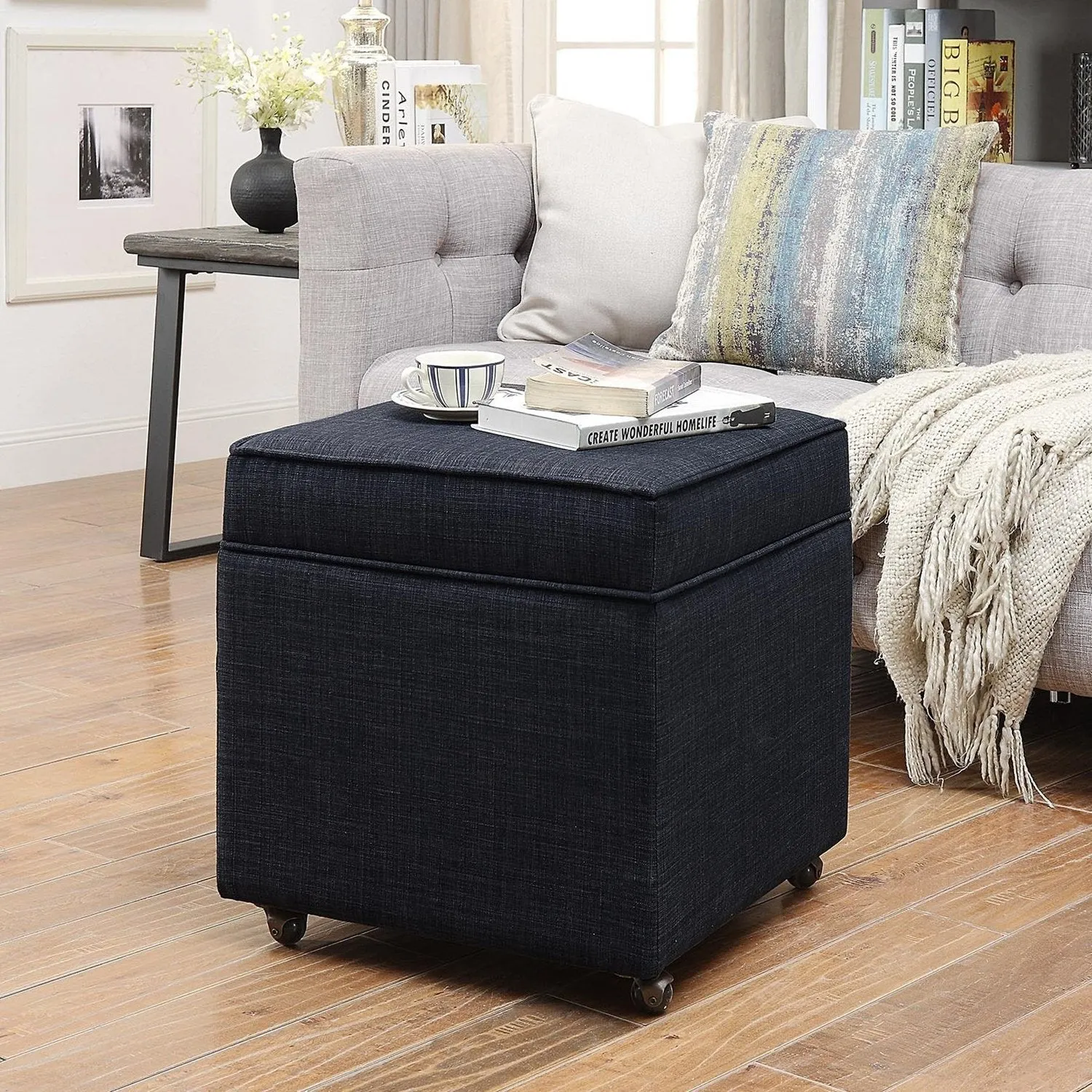 Harrison Storage Cube Ottoman