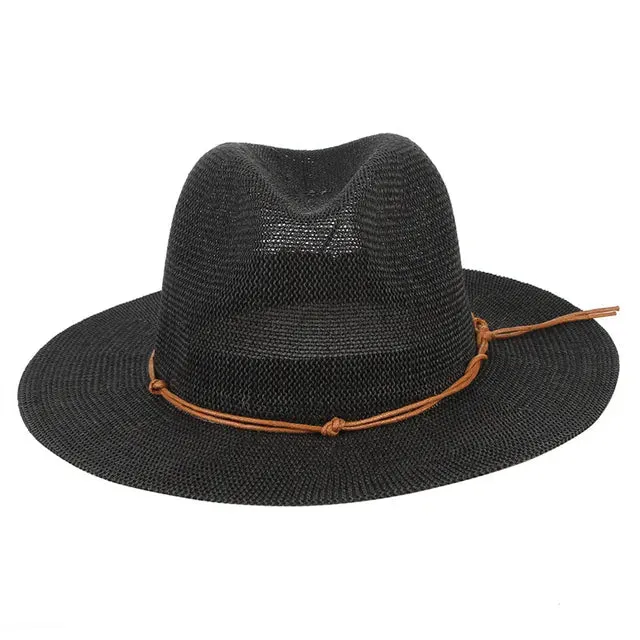 Hollow Out Panama Straw Hat