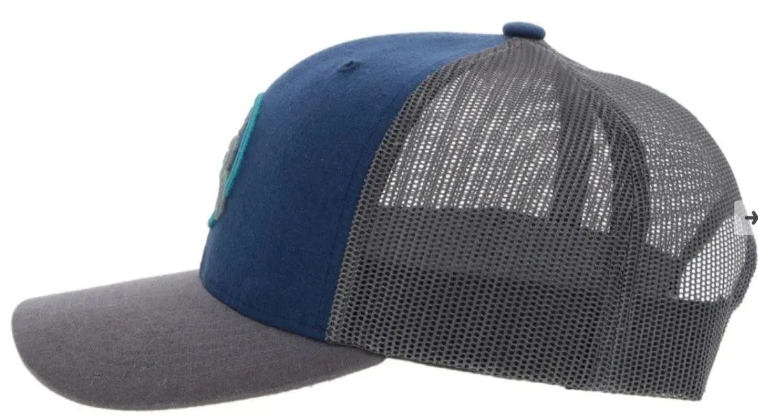 HOOey Roughy Strap (Blue/Grey) - Trucker Cap