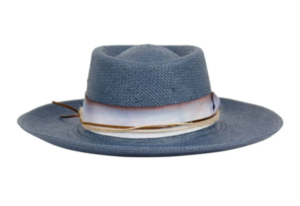 Jericho | Wide Brim Straw Pork Pie Hat