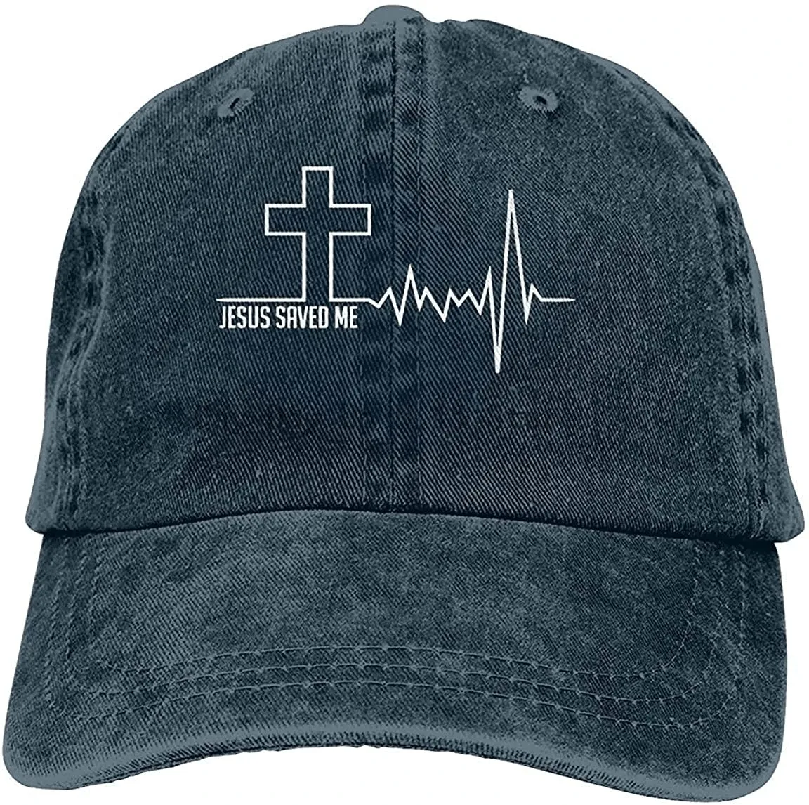 'Jesus Saved Me' Cross Vintage Baseball Cap